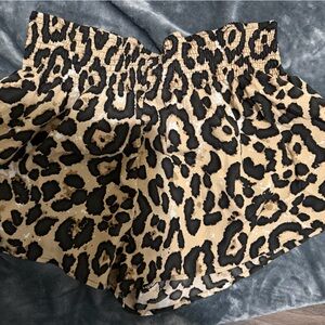 Leopard Print Shorts